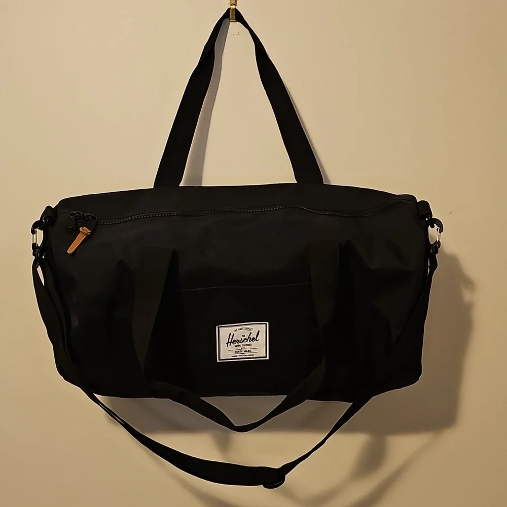 Herschel Supply Co. Brand Black Duffel Bag